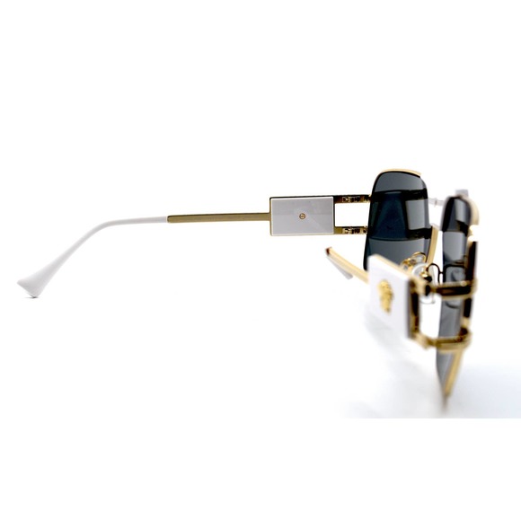 VERSACE VE2251 147187 GOLD/WHITE DARK GREY SUNGLASSES main image 10